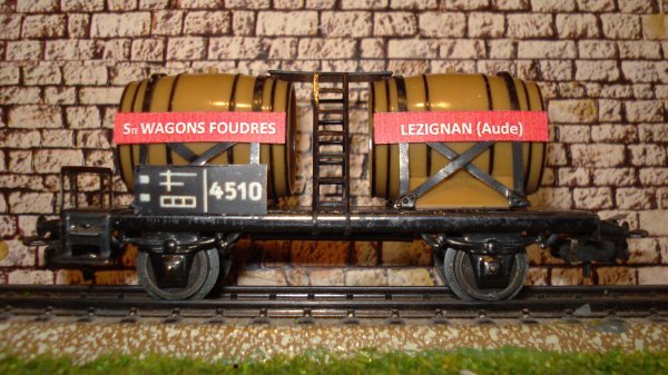 Voici mes premiers wagons bi-foudres; avanons donc dans cette nouvelle aventure