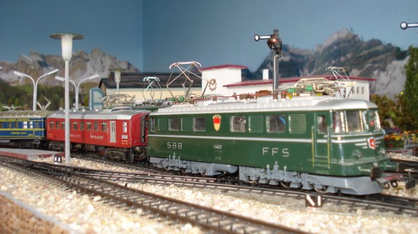 Trains internationaux europens du "Chemin de Fer-Muse du Cabanon"