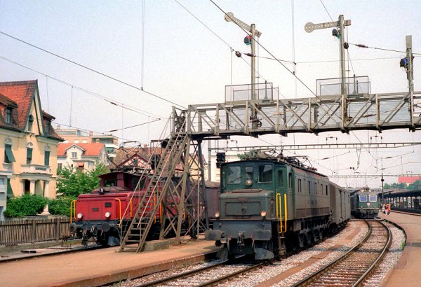 Encore quelques bouleversantes ambiances ferroviaires helvtico-germaniques au niveau des signaux mcaniques !