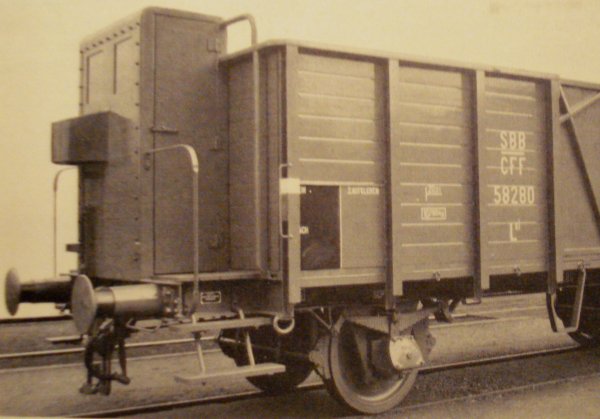 Authentiques vigies de garde-freins CFF pour wagons de marchandises "Tin-Plate"  deux essieux et  l'chelle 0