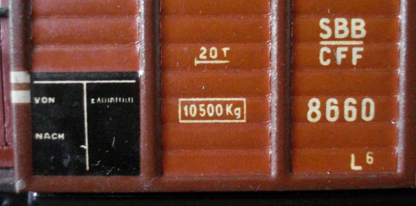 Le marquage hyper raliste  nul autre pareil sur les wagons "Tin-Plate 0" de BUCO (premire partie)