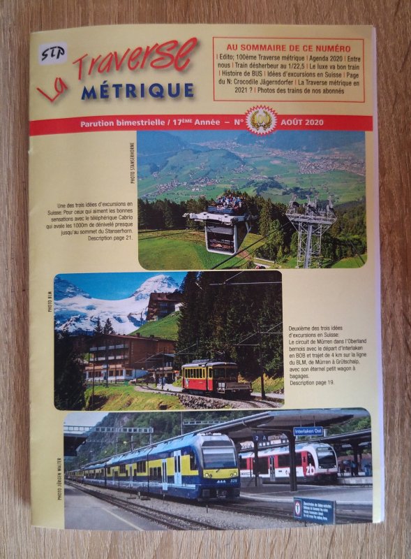 Mon modeste rseau "Tin-Plate 0" mis  l'honneur sur "La Traverse Mtrique No 100"
