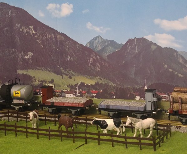 Ralisation de deux ballastires, “Gotthardbahn” (GB) et “SBB-CFF” de type “S” pour “Schotterwagen”, qui dsigne prcisment un wagon  ballast