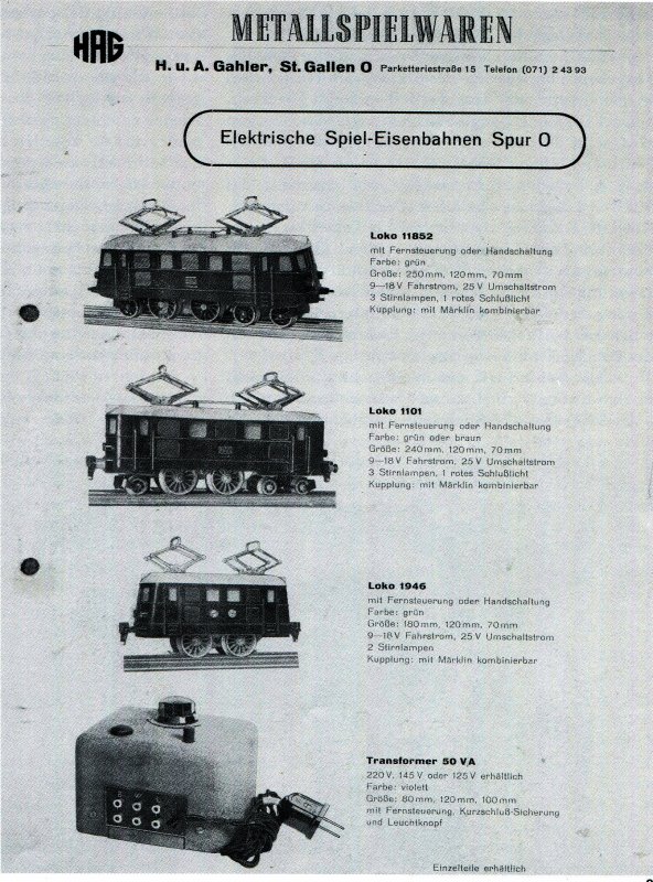 La magie des catalogues “Tin-Plate 0” europens des annes 1920  1950 (deuxime partie)