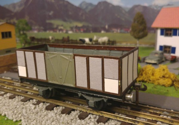 Ralisation d'un wagon tombereau SNCF