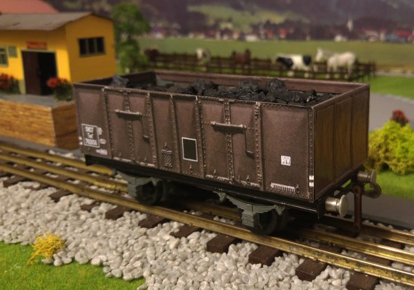 Ralisation d'un wagon tombereau SNCF
