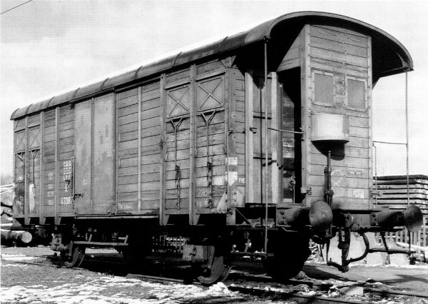 Ralisation d’un wagon couvert CFF BUCO du type K2, muni d’une vigie raliste de garde-freins