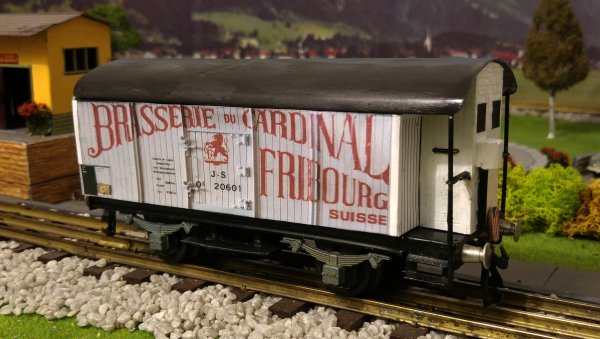 Remaniement de deux wagons de marchandises