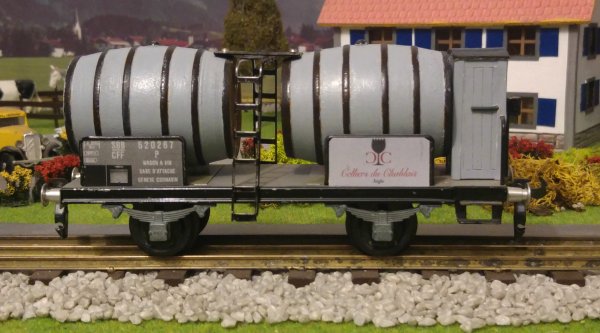 Revisite du clbre et unique wagon CFF bi-foudres encore conserv et reconstitution du train historique marchandises/voyageurs de l'ancienne "Association 10264", sise dans la Rotonde du Dpt de St-Maurice!
