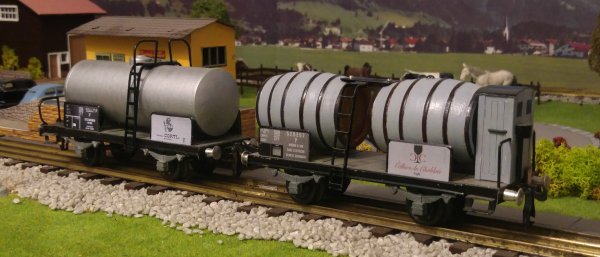 Revisite du clbre et unique wagon CFF bi-foudres encore conserv et reconstitution du train historique marchandises/voyageurs de l'ancienne "Association 10264", sise dans la Rotonde du Dpt de St-Maurice!