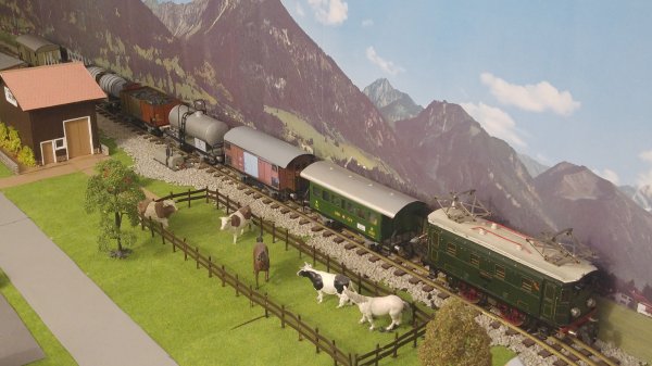 Revisite du clbre et unique wagon CFF bi-foudres encore conserv et reconstitution du train historique marchandises/voyageurs de l'ancienne "Association 10264", sise dans la Rotonde du Dpt de St-Maurice!
