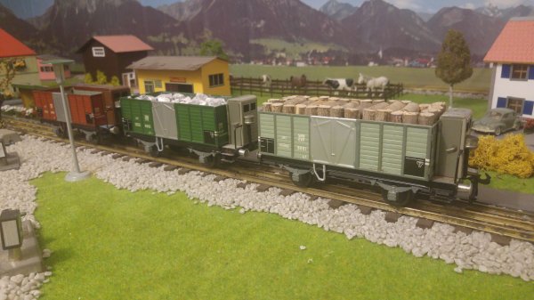 Mise en service de deux nouveaux wagons de marchandises