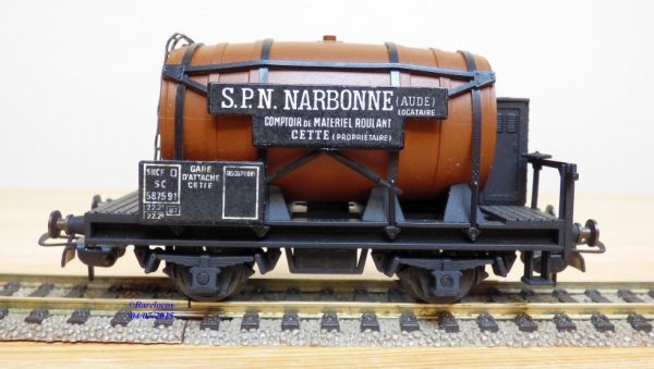 Construction d’un wagon mono-foudre SNCF “Tinplate 0” pour un ami ferrovipathe