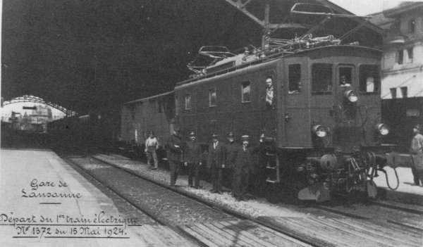 Les dbuts de l’lectrification des CFF en Suisse romande, annes 1923  1926 (premire partie)