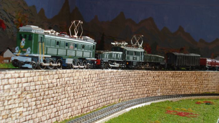 La double-traction prfre du Saint-Gothard